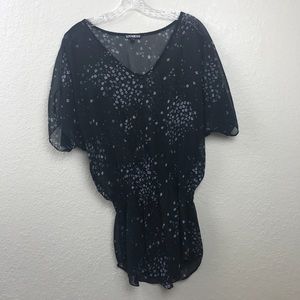 Express Sheer Blouse Black